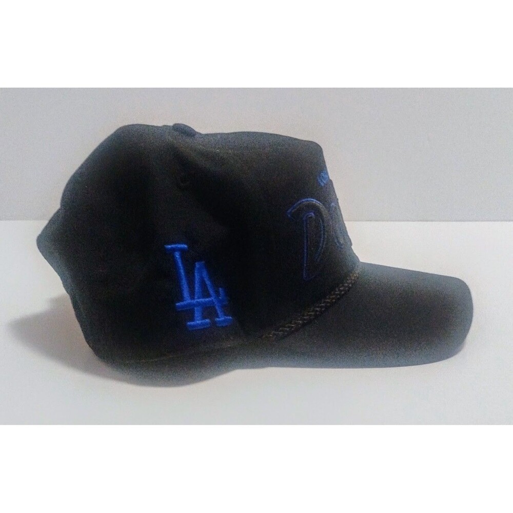 '47 BRAND MLB LOS ANGELES DODGERS SCRIPT EMBROIDERED ROPE SNAPBACK TRUCKER HAT - Picture 3 of 6